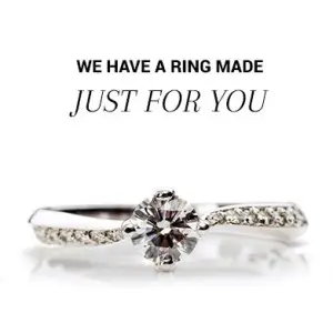 Solitaire with Small Diamond Rings