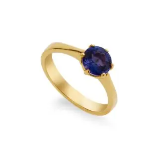 Gold Tanzanite Ring - RT578