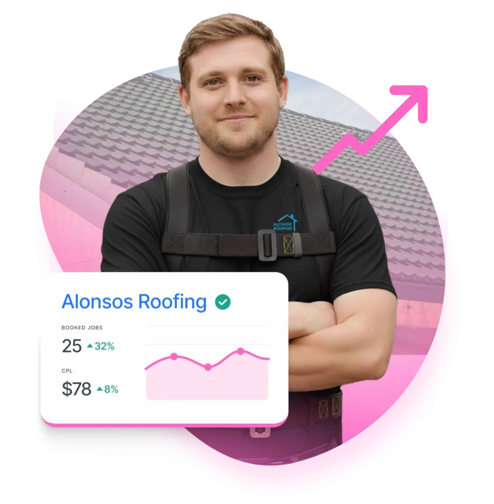 Increase in booked jobs for Alonsos Roofing