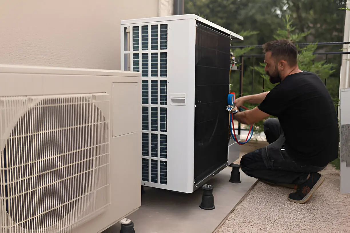 Heat pump and ac installation