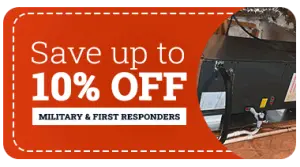 10% for Miltary & First Responders
