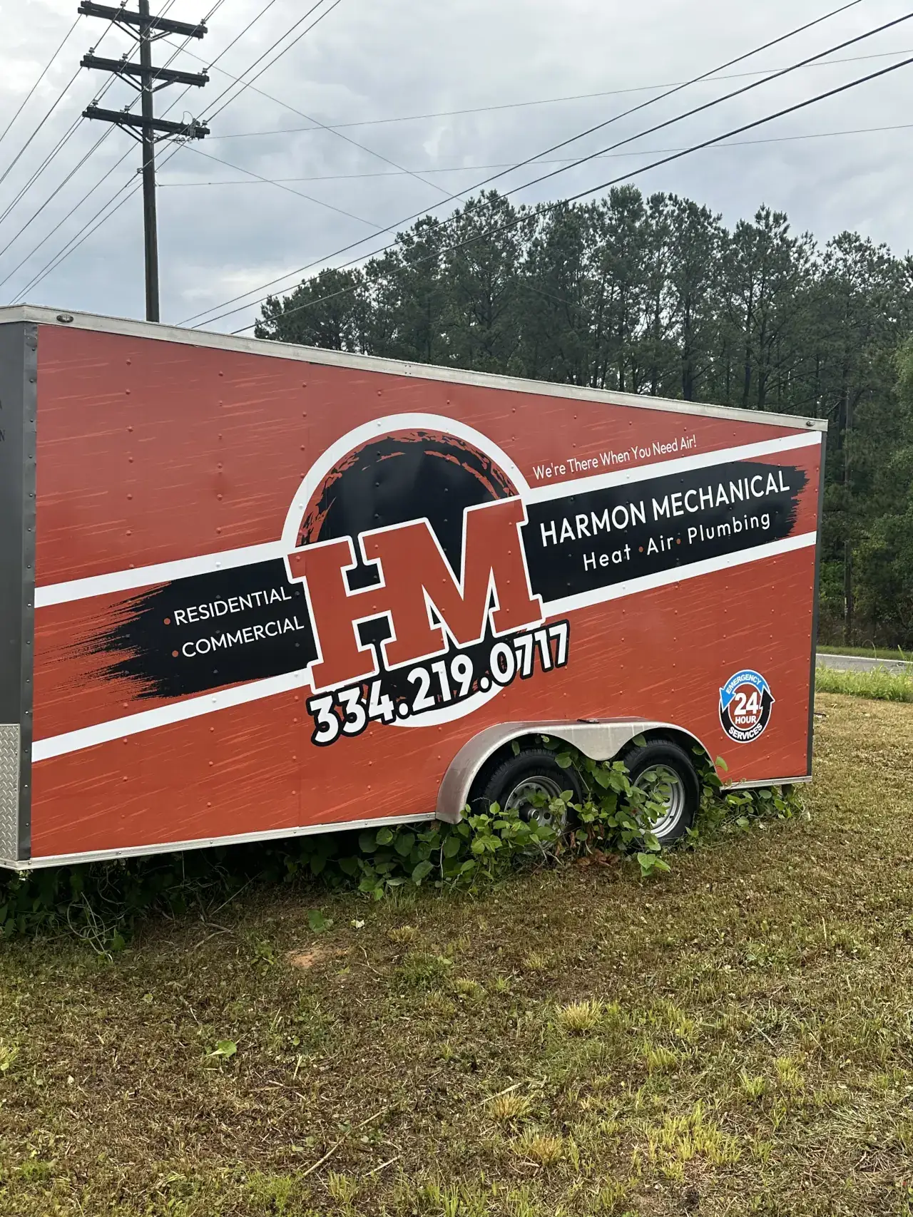 Harmon Mechanical branded vehicle