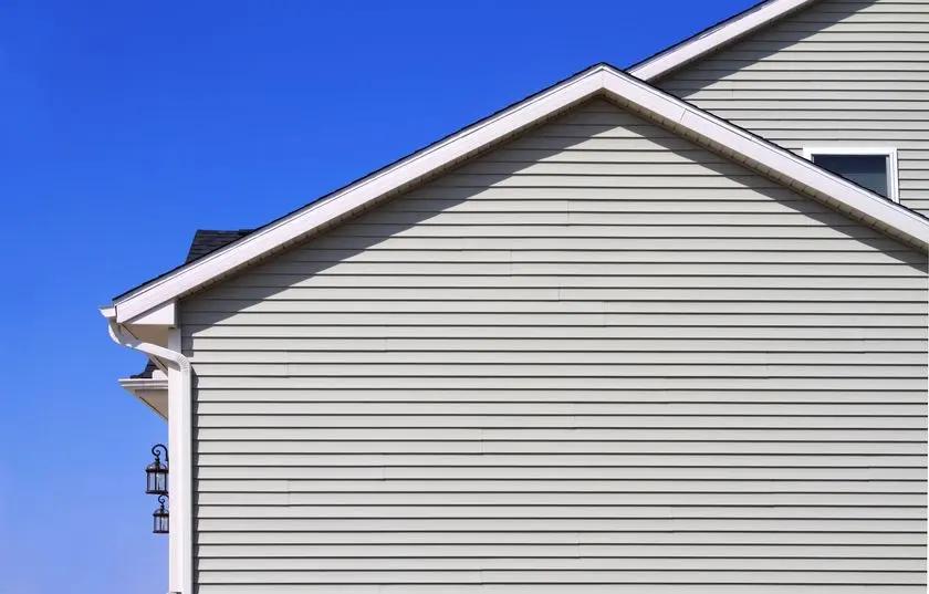 Grey siding home