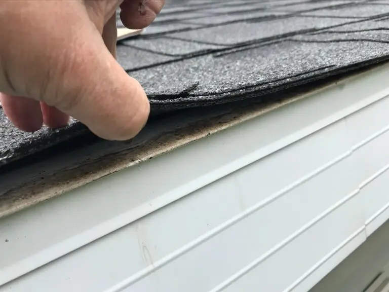 guy lifting shingles roof