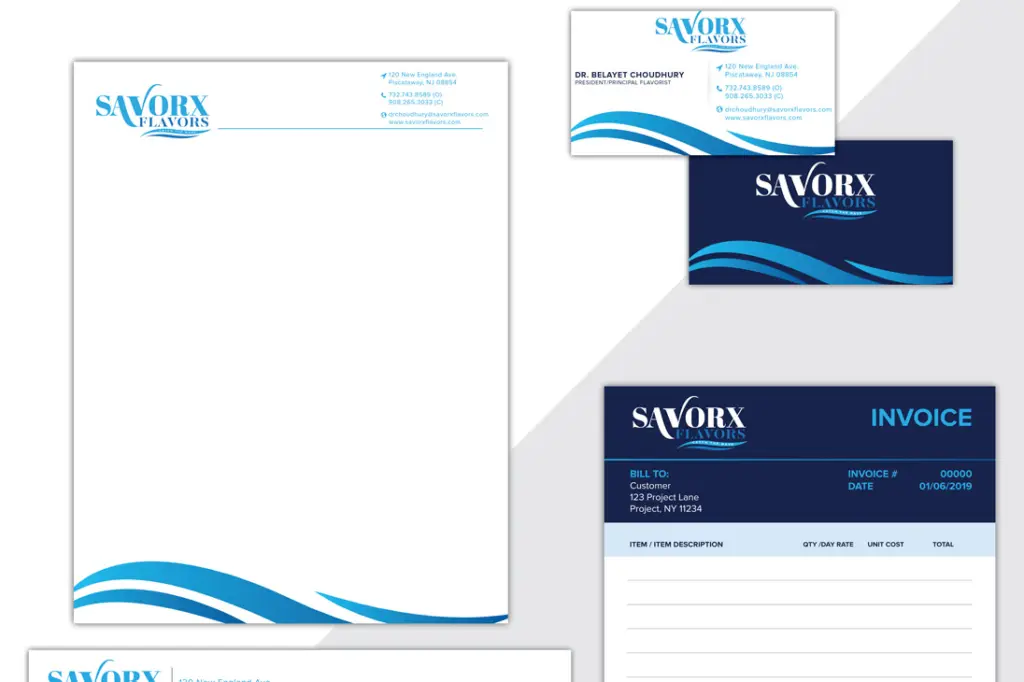 Branding Package - Savorx Flavors