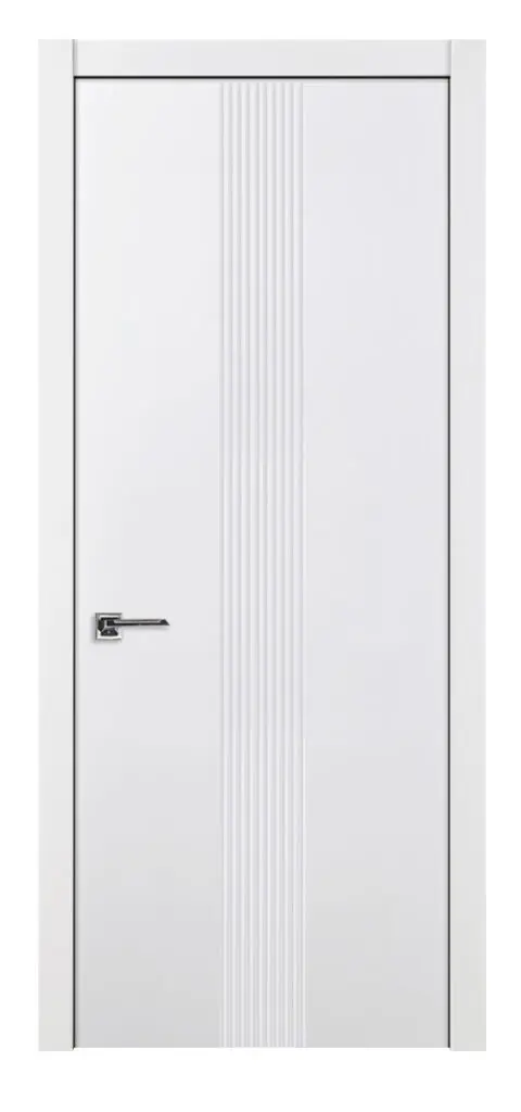 Nova M-34 Soft White Laminated Modern Interior Door