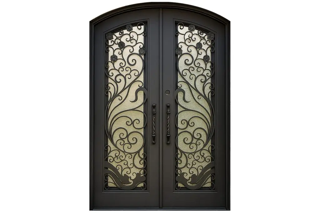 Nova Royal Series Wrought Iron Custom Exterior Door Style 294
