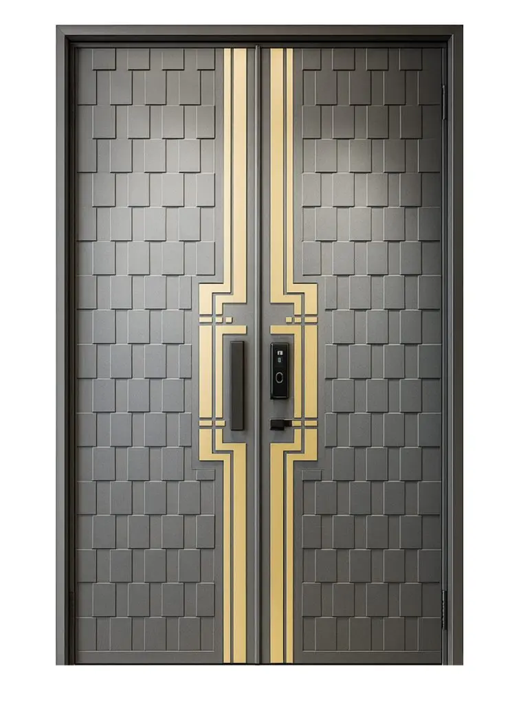 Nova Royal Series Wrought Iron Custom Exterior Door Style 362
