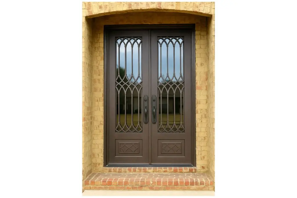 Nova Royal Series Wrought Iron Custom Exterior Door Style 144