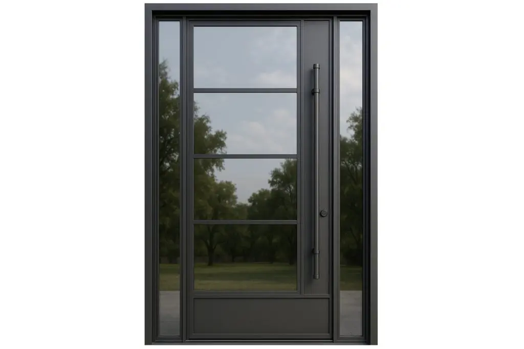 Nova Royal Series Wrought Iron Custom Exterior Door Style 104