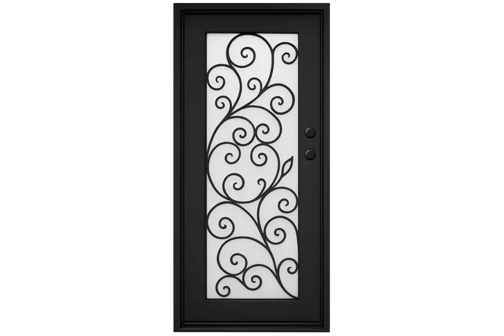 Nova Royal Series Wrought Iron Custom Exterior Door Style 236