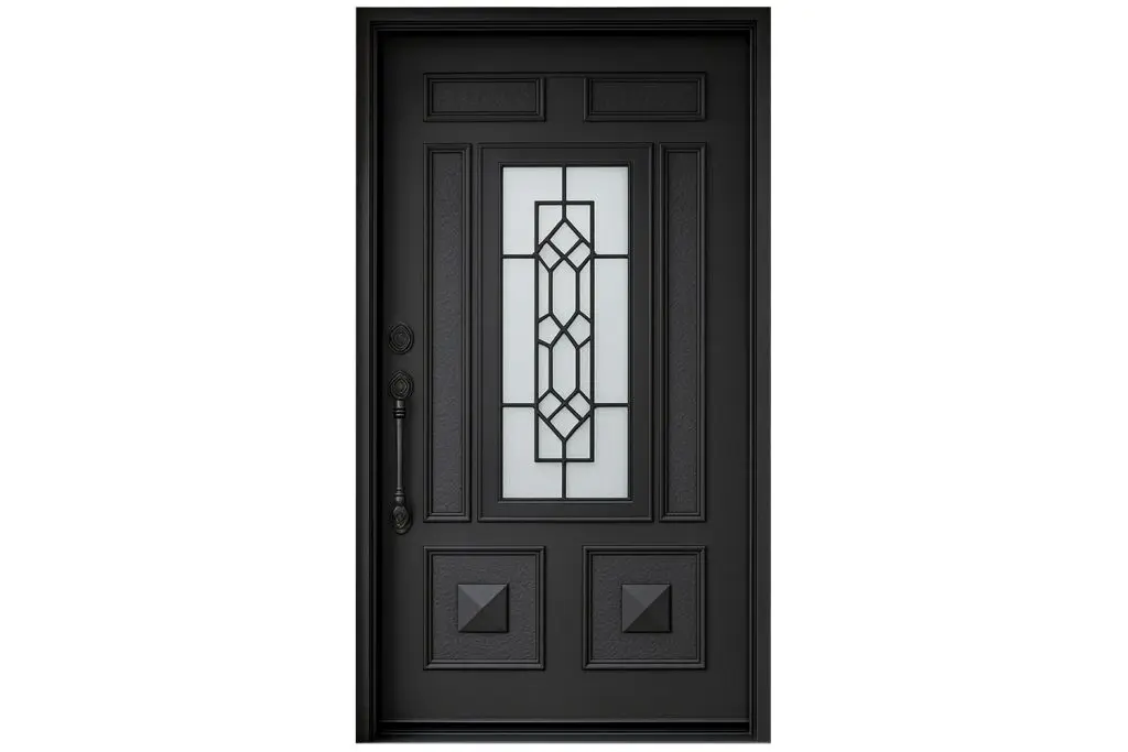 Nova Royal Series Wrought Iron Custom Exterior Door Style 090