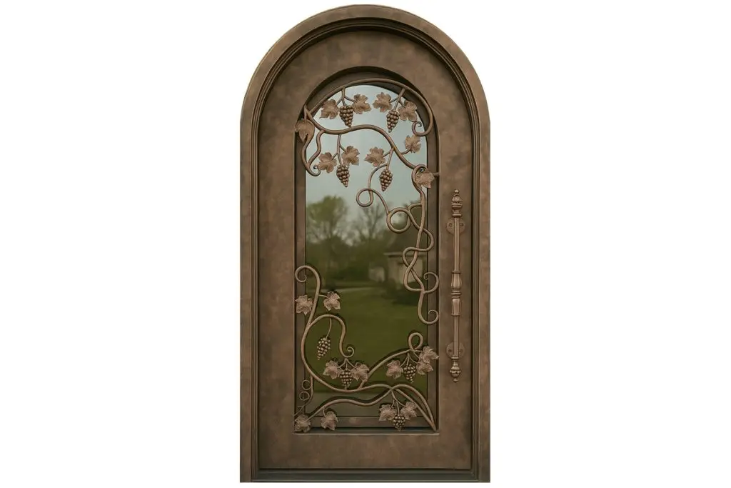 Nova Royal Series Wrought Iron Custom Exterior Door Style 260