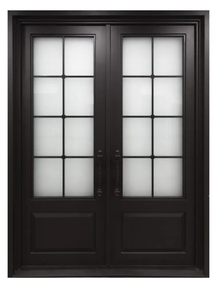 Nova Royal Series Wrought Iron Custom Exterior Door Style 052