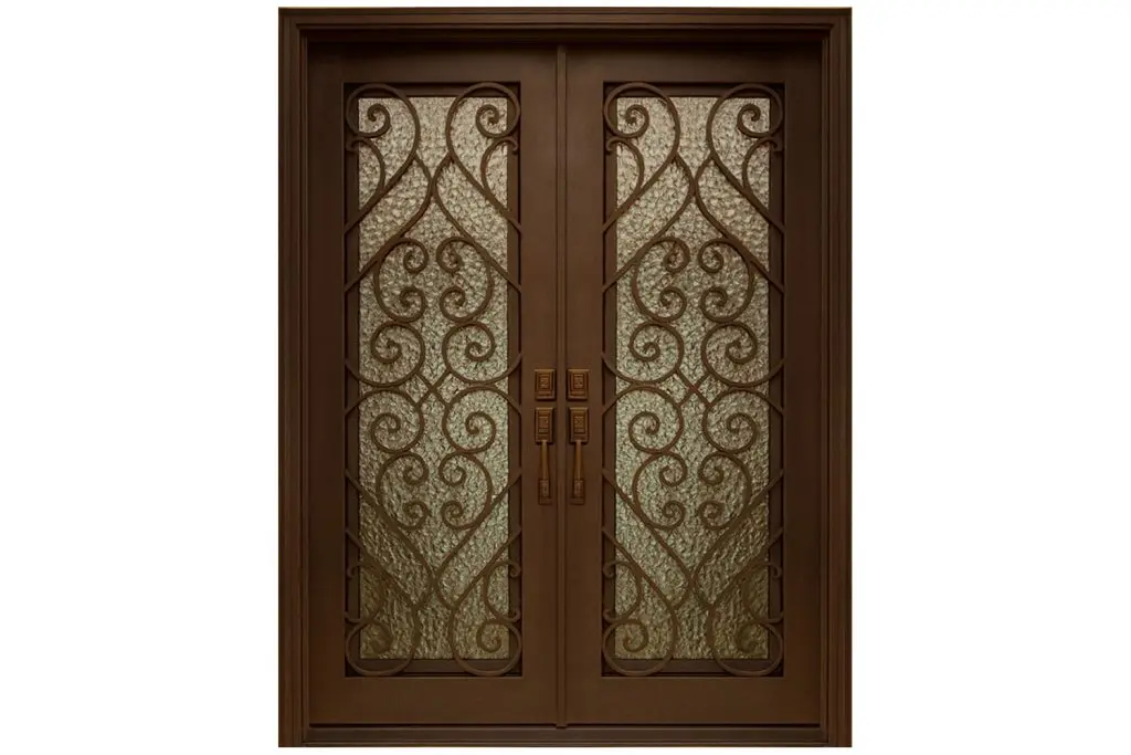 Nova Royal Series Wrought Iron Custom Exterior Door Style 139