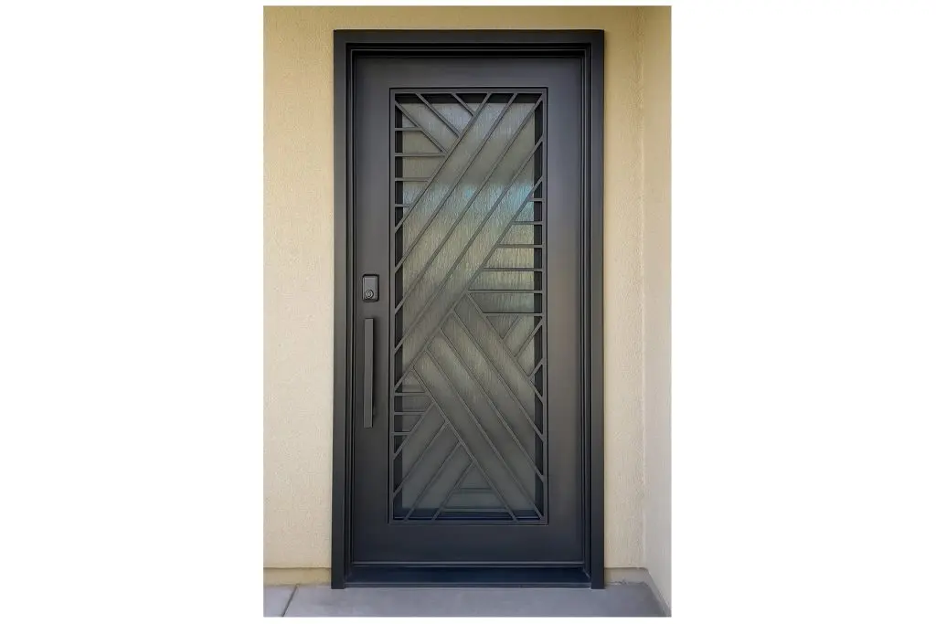 Nova Royal Series Wrought Iron Custom Exterior Door Style 258