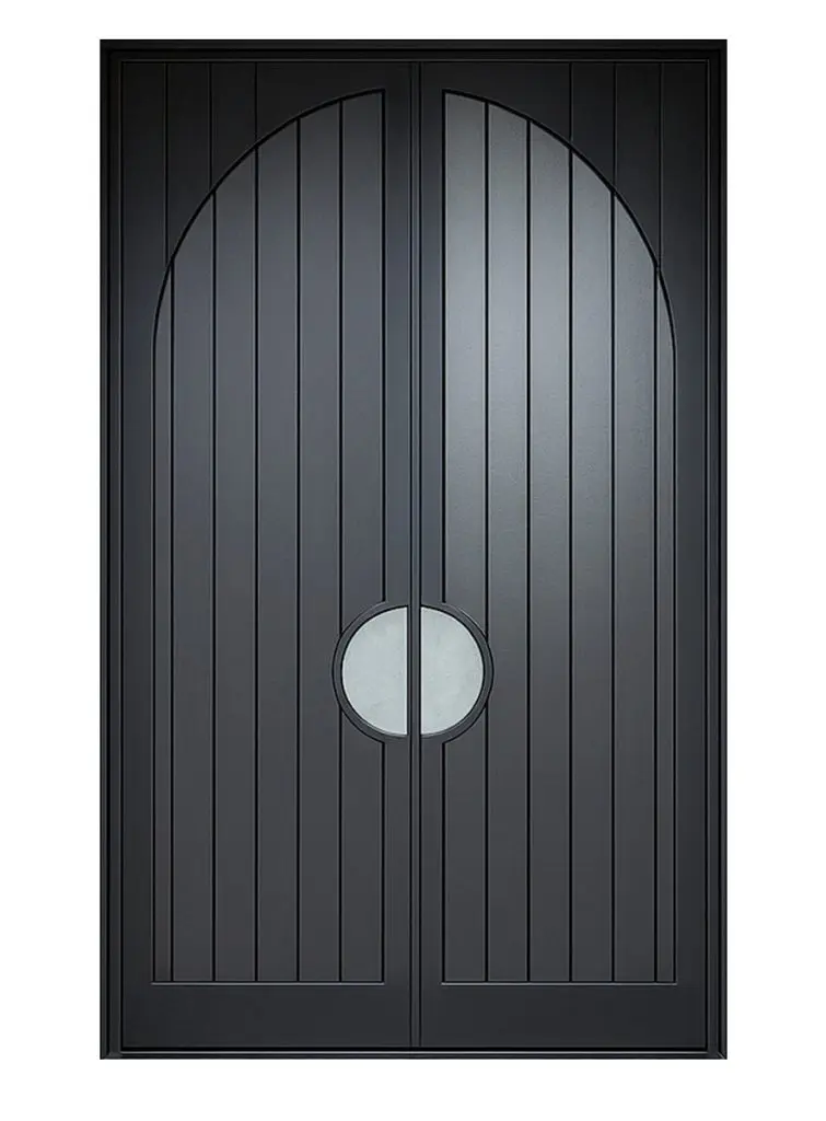 Nova Royal Series Wrought Iron Custom Exterior Door Style 274