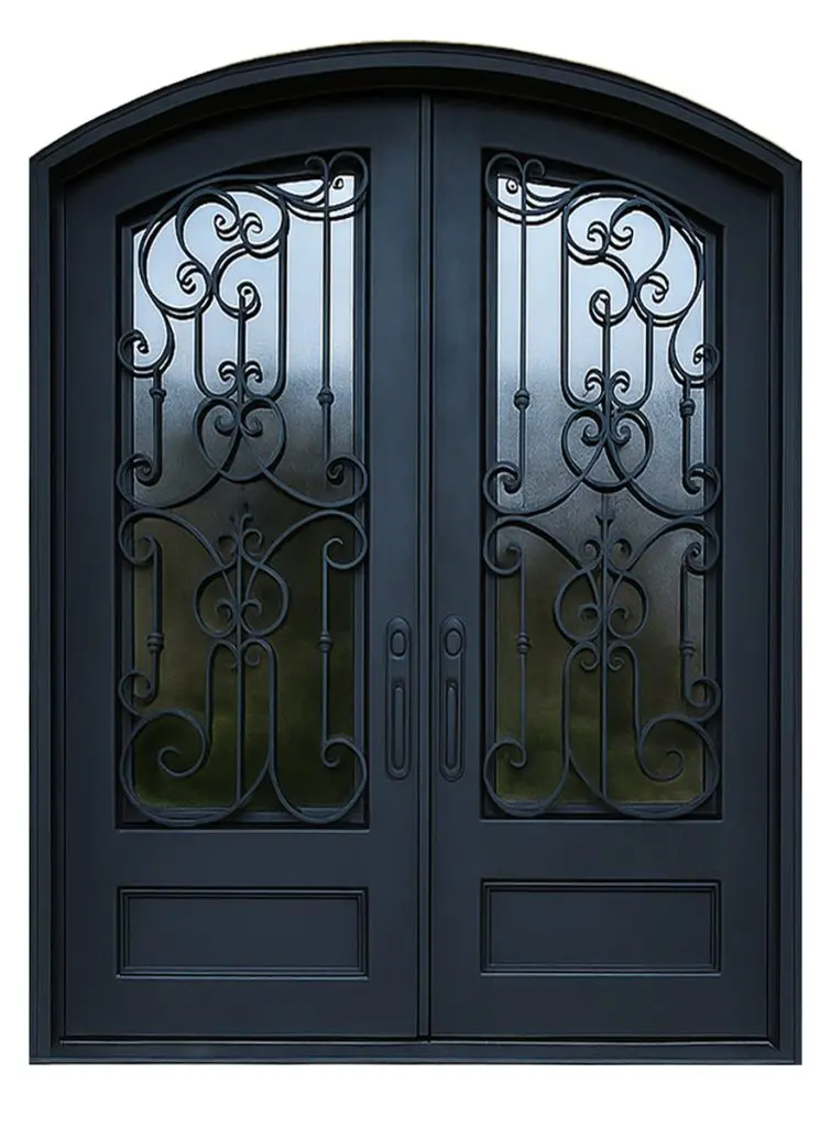 Nova Royal Series Wrought Iron Custom Exterior Door Style 151