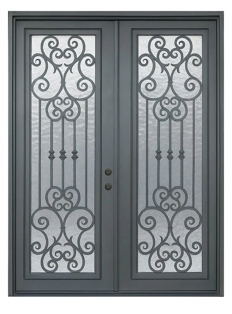 Nova Royal Series Wrought Iron Custom Exterior Door Style 280
