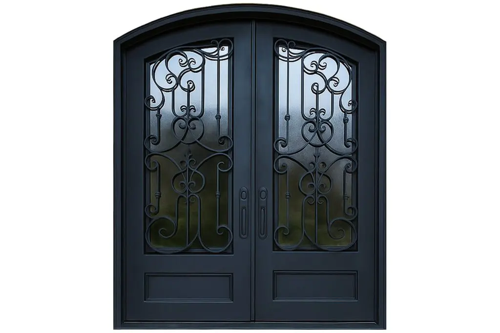 Nova Royal Series Wrought Iron Custom Exterior Door Style 151
