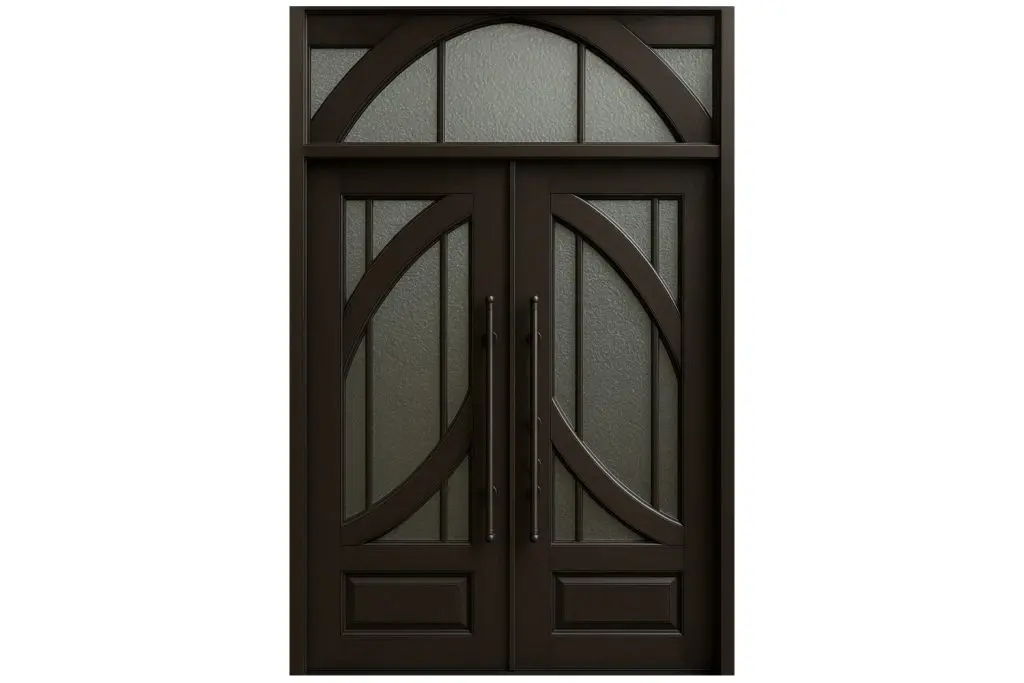 Nova Royal Series Wrought Iron Custom Exterior Door Style 126