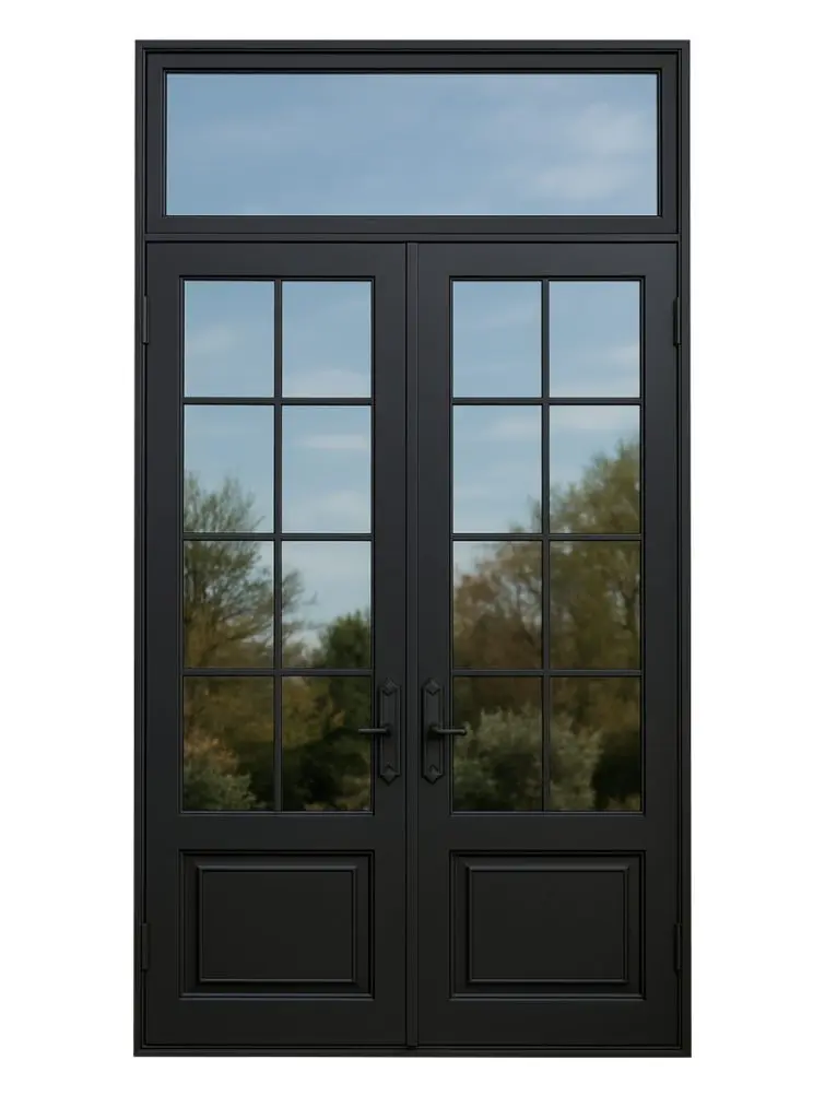 Nova Royal Series Wrought Iron Custom Exterior Door Style 063