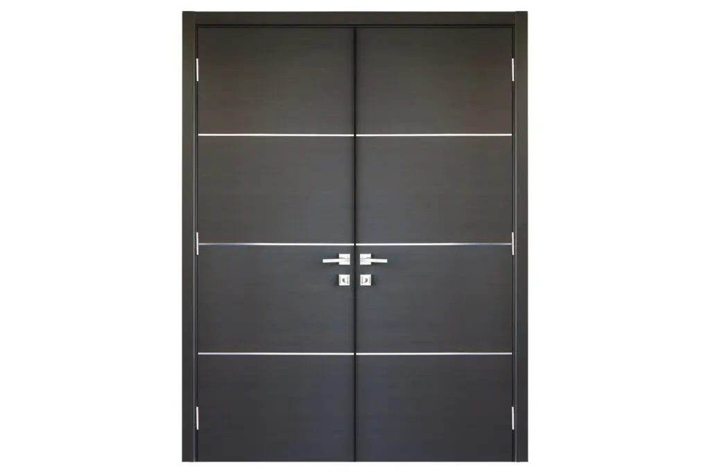 Nova HG-008 Japan Oak Laminated Modern Interior Door - Double Door