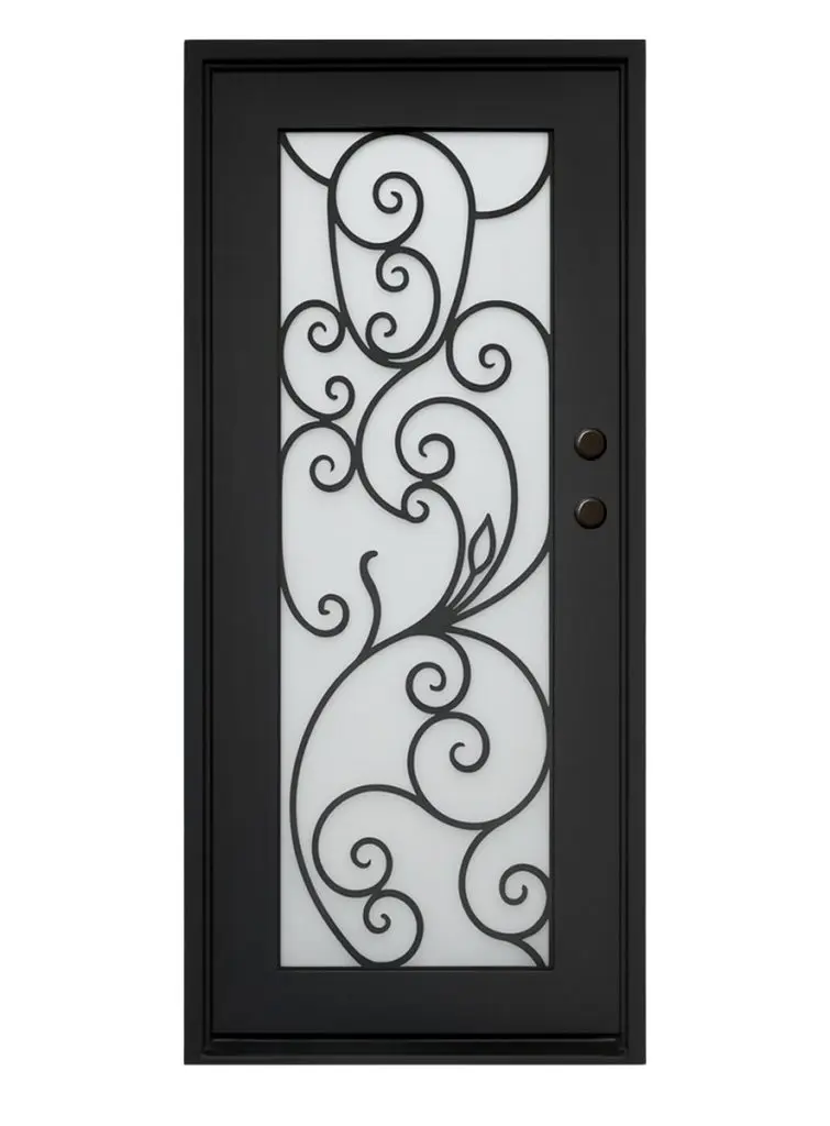 Nova Royal Series Wrought Iron Custom Exterior Door Style 235