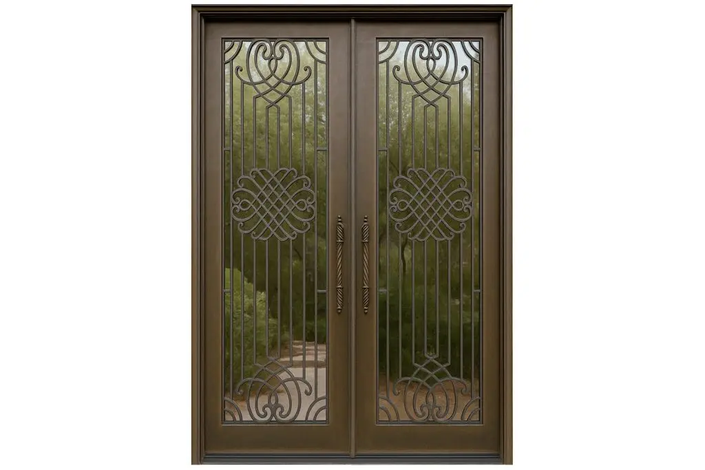 Nova Royal Series Wrought Iron Custom Exterior Door Style 310