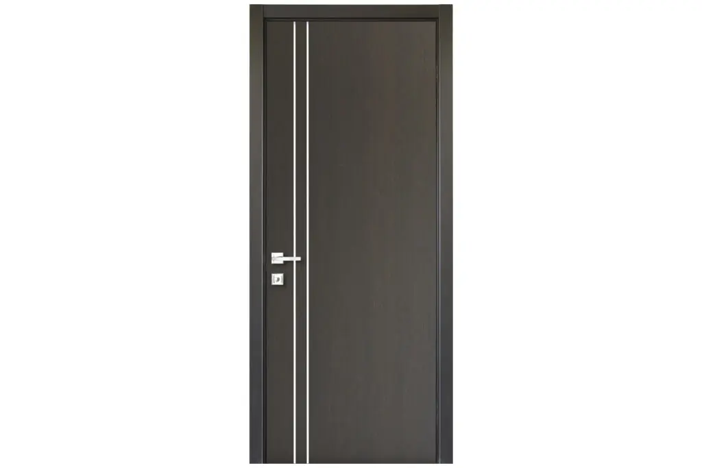 Nova HG-002V Japan Oak Laminated Modern Interior Door - Single Door