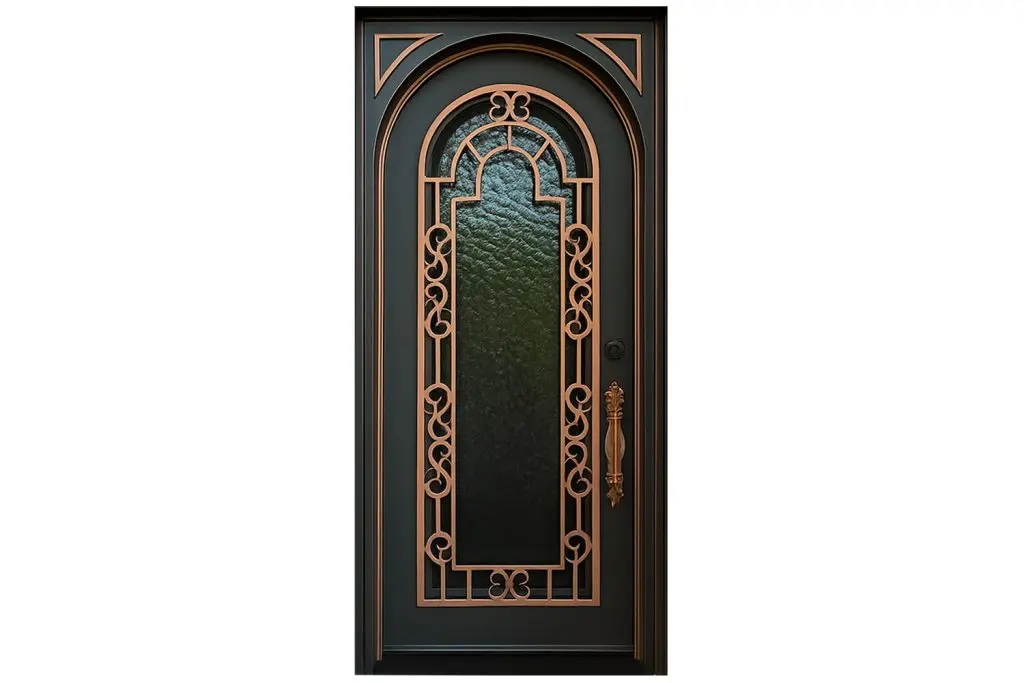 Nova Royal Series Wrought Iron Custom Exterior Door Style 173