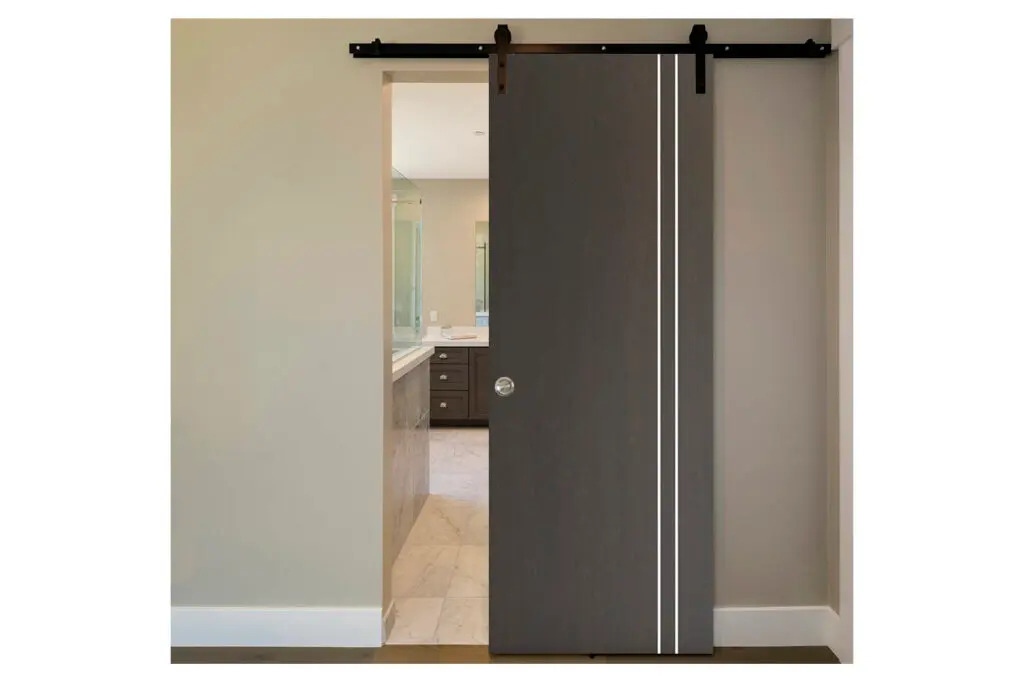 Nova HG-002VR Japan Oak Laminated Modern Interior Door - Barn Door