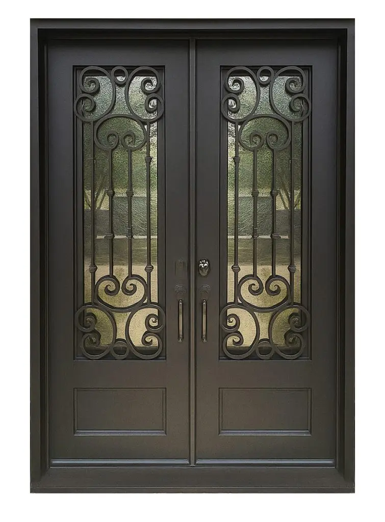 Nova Royal Series Wrought Iron Custom Exterior Door Style 170