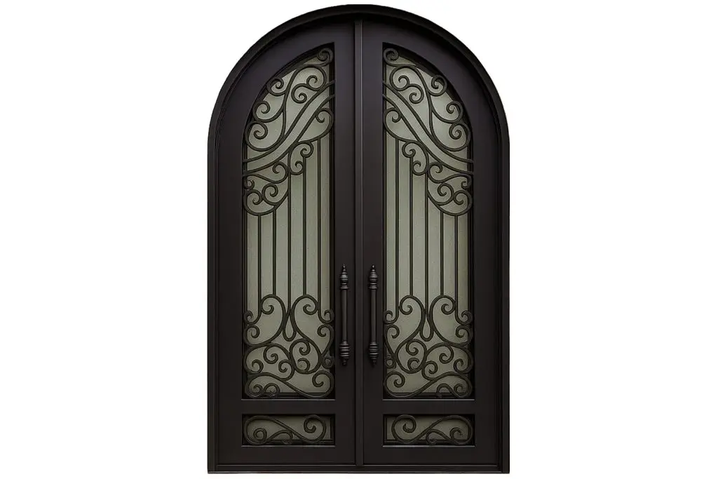 Nova Royal Series Wrought Iron Custom Exterior Door Style 192