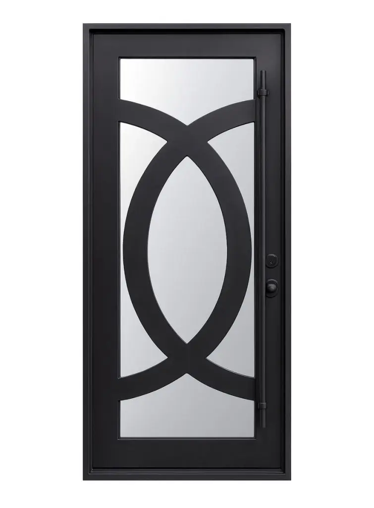 Nova Royal Series Wrought Iron Custom Exterior Door Style 227