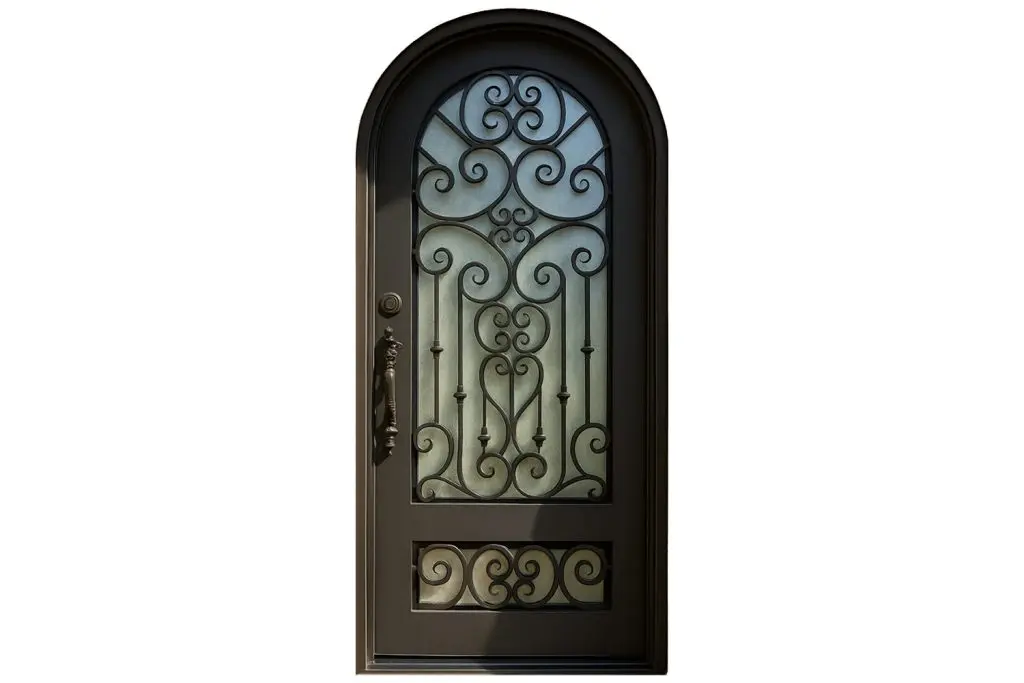 Nova Royal Series Wrought Iron Custom Exterior Door Style 116