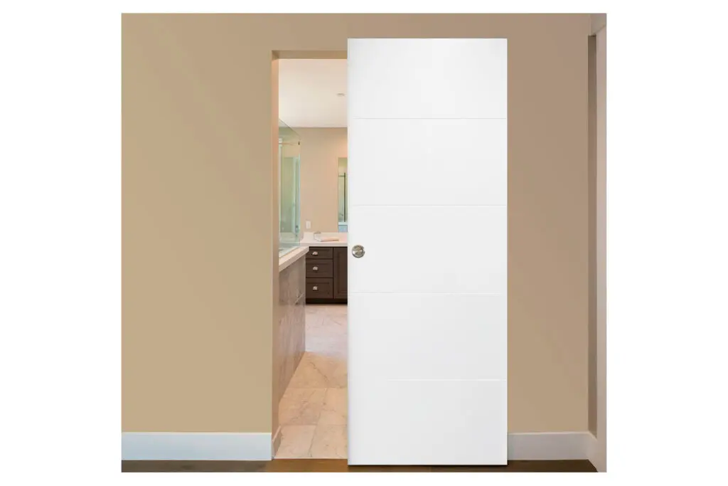 Nova Graffiti Soft White Laminated Modern Interior Door - Magic Door