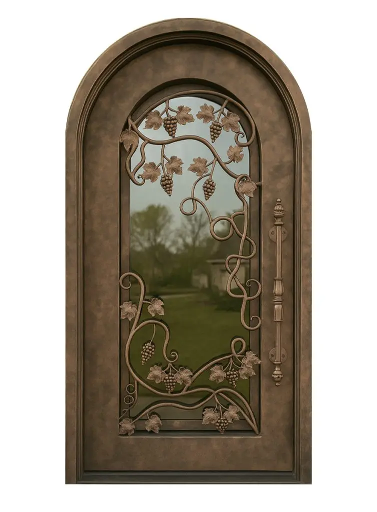 Nova Royal Series Wrought Iron Custom Exterior Door Style 260