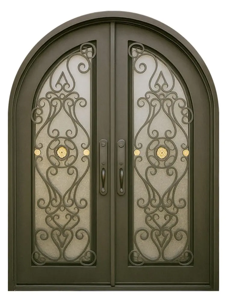 Nova Royal Series Wrought Iron Custom Exterior Door Style 349