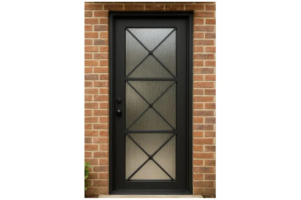 Nova Royal Series Wrought Iron Custom Exterior Door Style 079