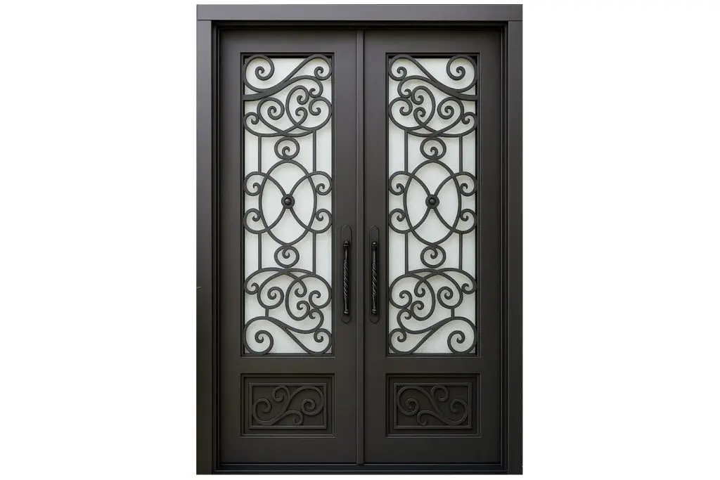 Nova Royal Series Wrought Iron Custom Exterior Door Style 231