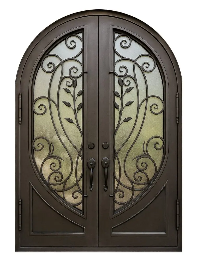 Nova Royal Series Wrought Iron Custom Exterior Door Style 298