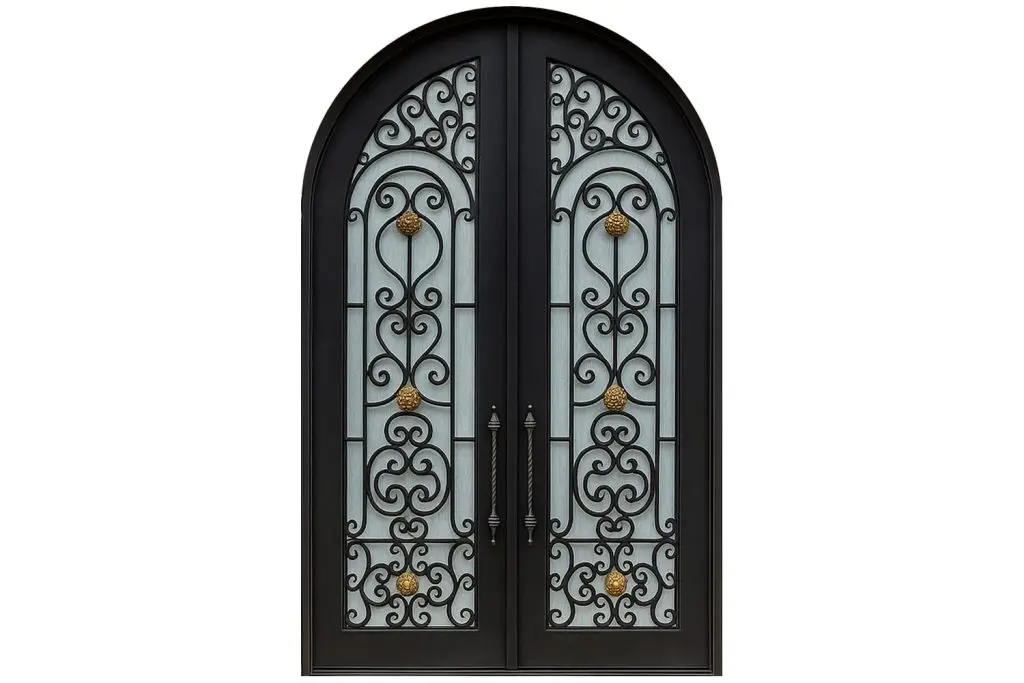 Nova Royal Series Wrought Iron Custom Exterior Door Style 191