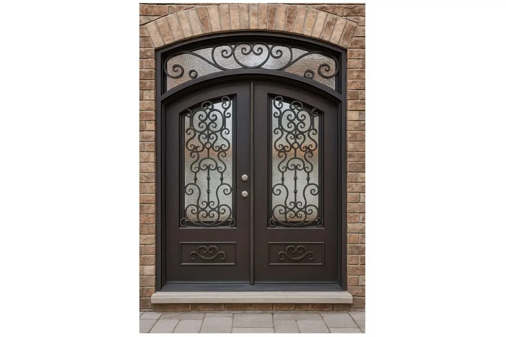 Nova Royal Series Wrought Iron Custom Exterior Door Style 292