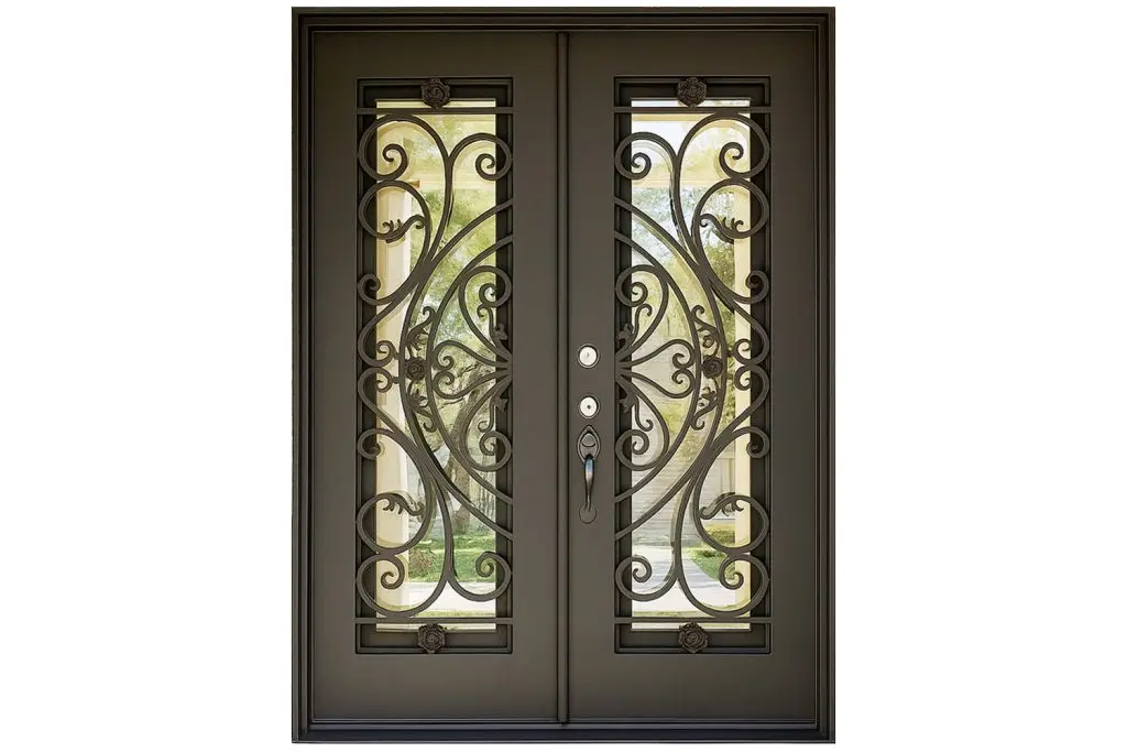 Nova Royal Series Wrought Iron Custom Exterior Door Style 331