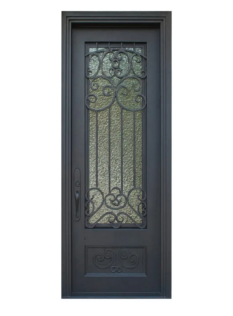Nova Royal Series Wrought Iron Custom Exterior Door Style 135