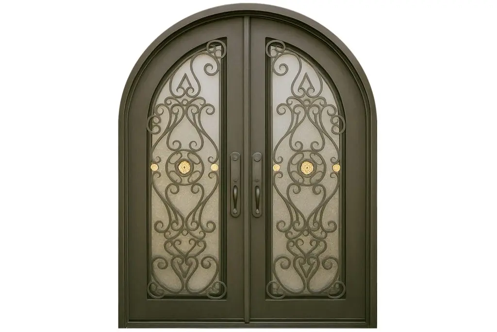 Nova Royal Series Wrought Iron Custom Exterior Door Style 349
