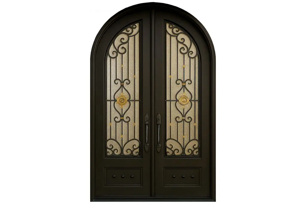 Nova Royal Series Wrought Iron Custom Exterior Door Style 194