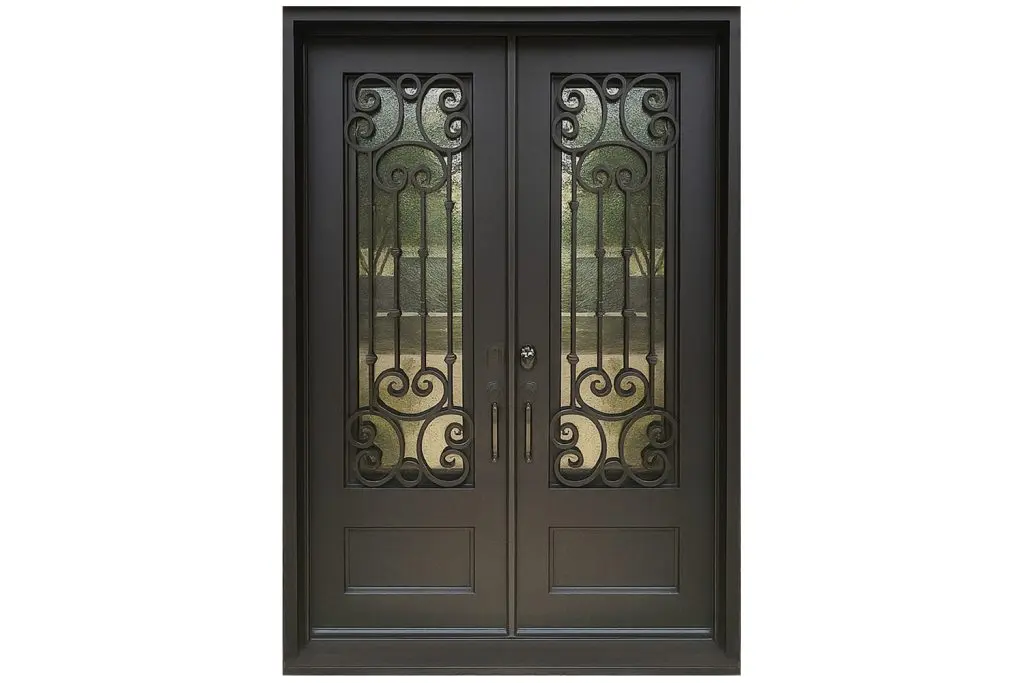 Nova Royal Series Wrought Iron Custom Exterior Door Style 170