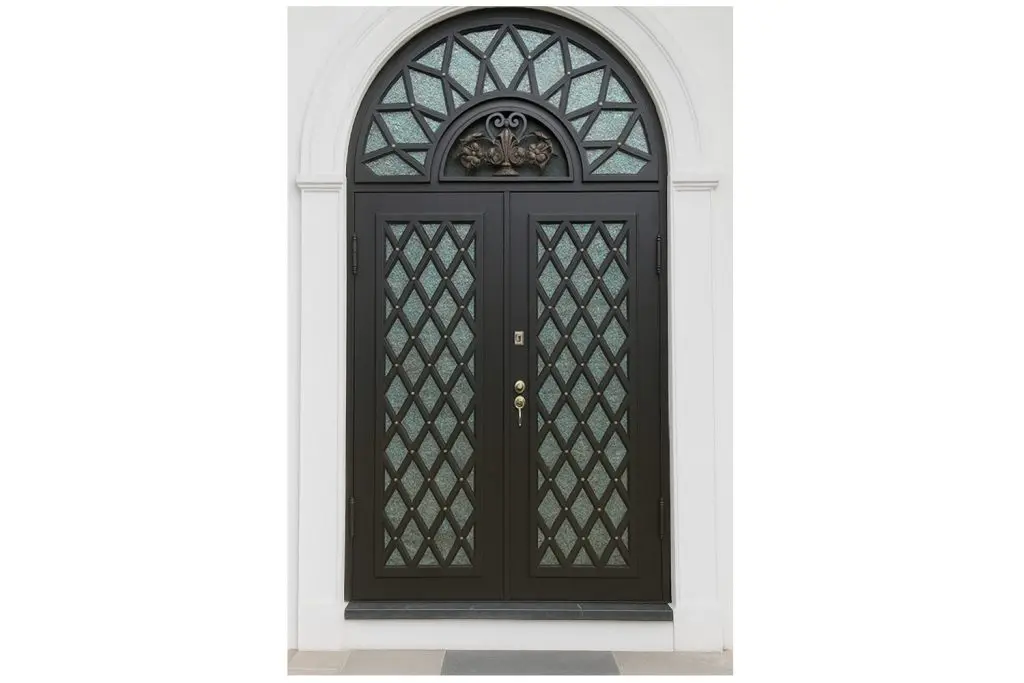 Nova Royal Series Wrought Iron Custom Exterior Door Style 312
